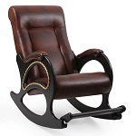 Кресло-качалка Dondolo м.44, венге, экокожа. Антик 