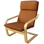 Кресло ARIVA-P1 Brown 
