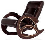 Кресло-качалка Dondolo м.44, венге, эко, Орегон 120
